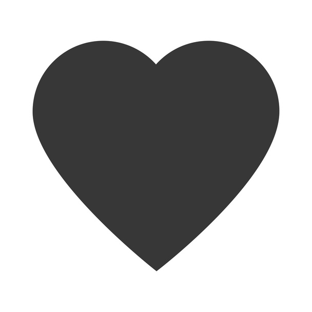 καρδιά σχήμα αγάπη σχεδίασης - Διάνυσμα, εικόνα