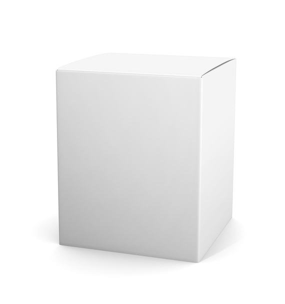 Szablon pola biały karton pakiet dla produktów kosmetycznych isola - Zdjęcie, obraz