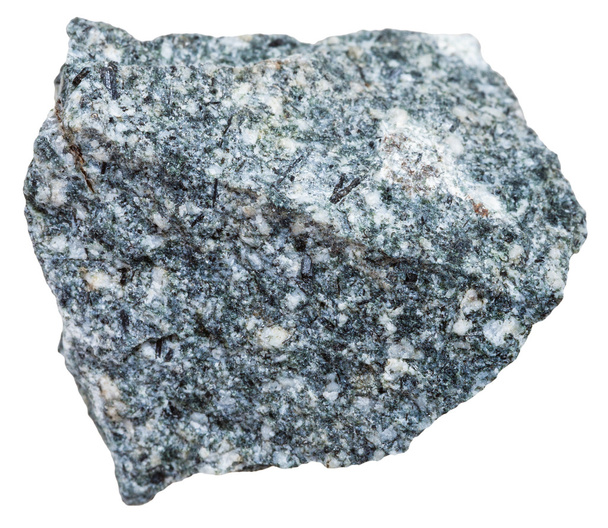 діорит мінерал ізольований на білому тлі
 - Фото, зображення