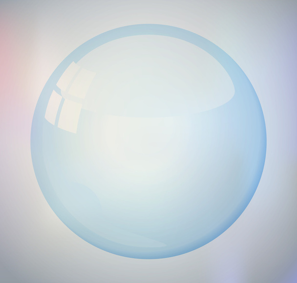 Bubble on a colored background - Vector, Image