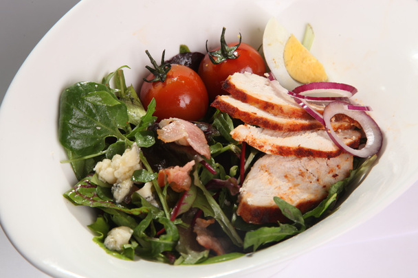 warm Salad with chicken breast and Bacon - Photo, Image