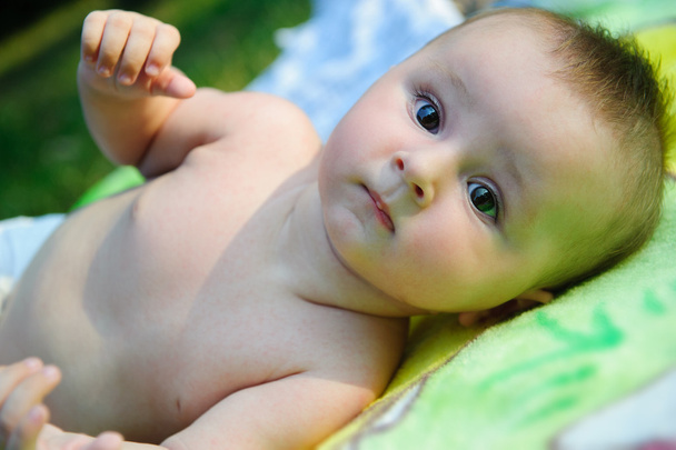 roztomilý baby boy portrét - Fotografie, Obrázek
