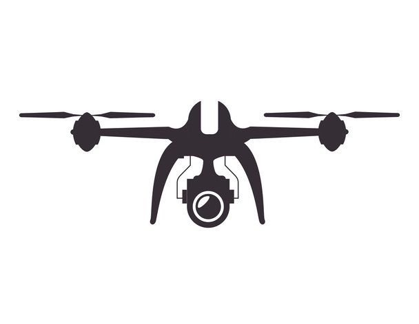 drone technology device - Vector, afbeelding