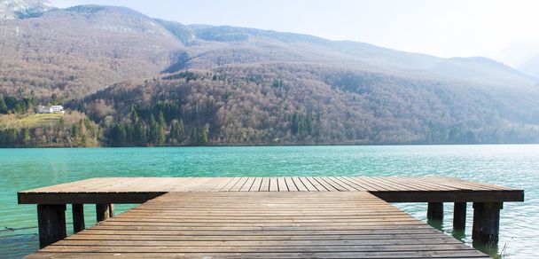 Details van Lake Barcis in Friuli - Foto, afbeelding