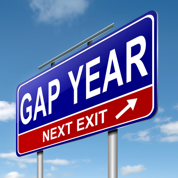 Gap year concept. - Photo, Image