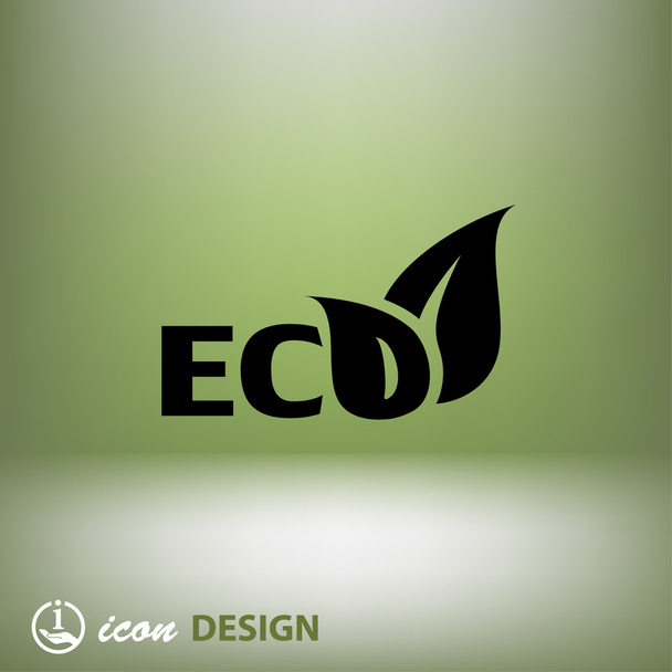 Abstract pictograph of eco - Vettoriali, immagini