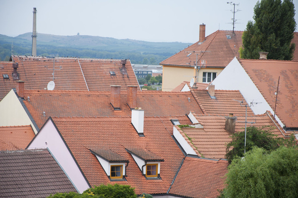 Kijk op daken van huizen - Foto, afbeelding