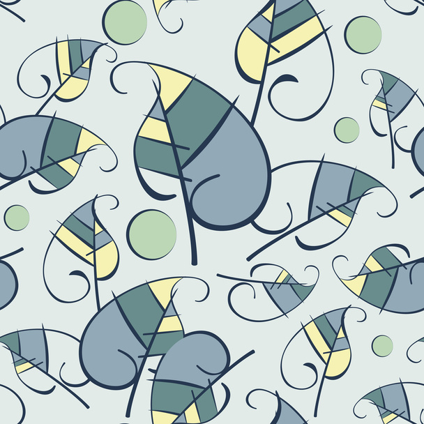 Background from leaves - Vector, afbeelding