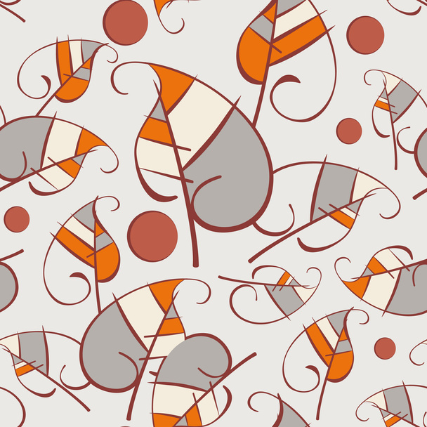 Background from leaves - Vector, imagen