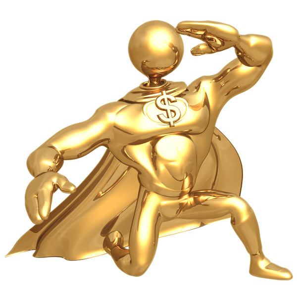 Superhero Dollar - Photo, Image