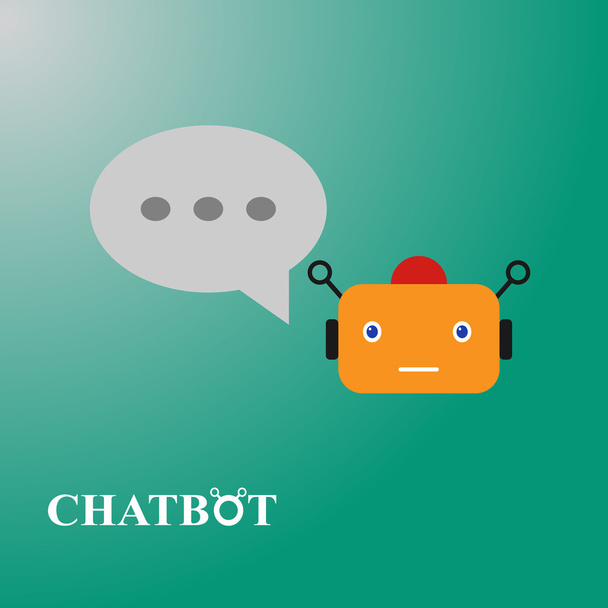 Chatbot o chatterbot ilustración
 - Vector, imagen