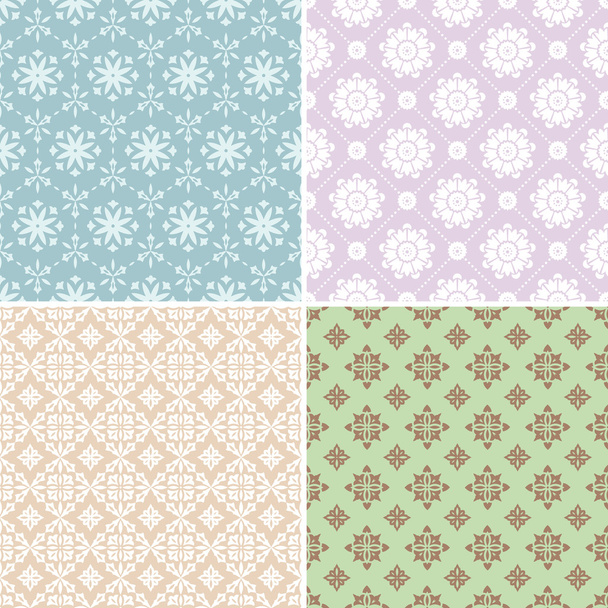 Abstract seamless patterns - Vector, Image