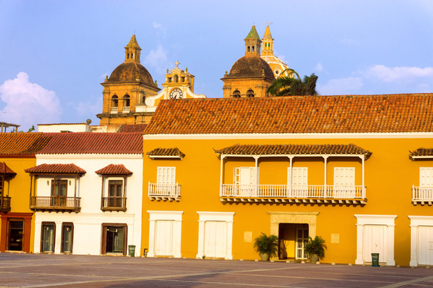 Plaza στην Cartagena, Κολομβία - Φωτογραφία, εικόνα