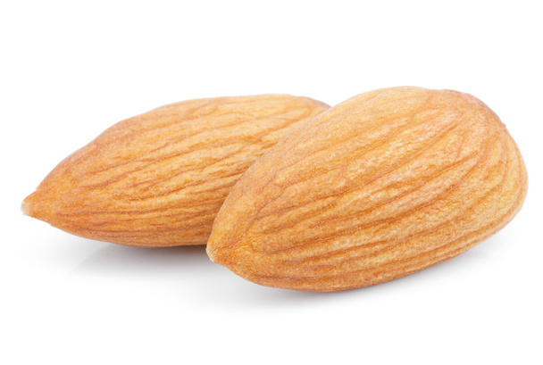 Almond nuts on white - Fotografie, Obrázek