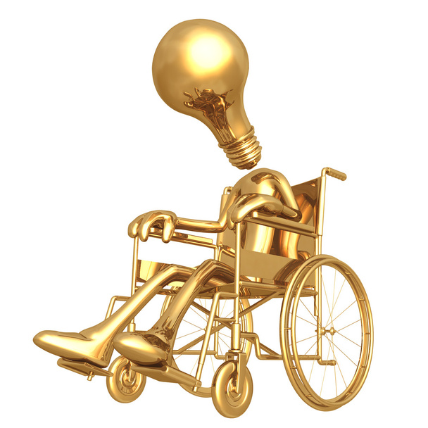 rolstoel idee - Foto, afbeelding