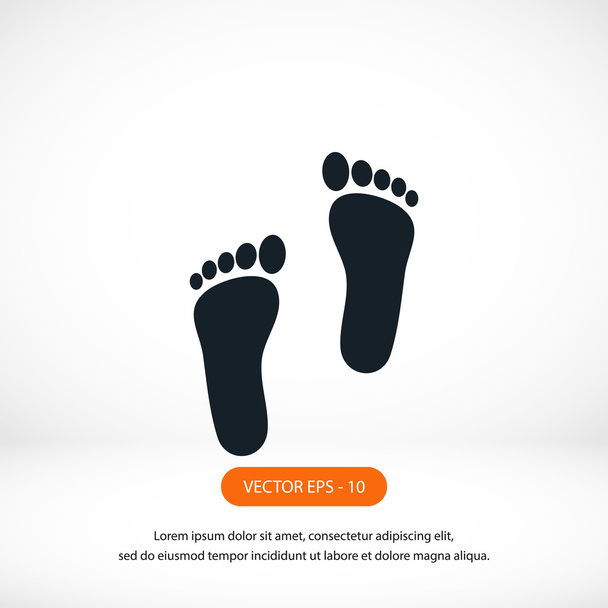 foot vector icon - Photo, Image