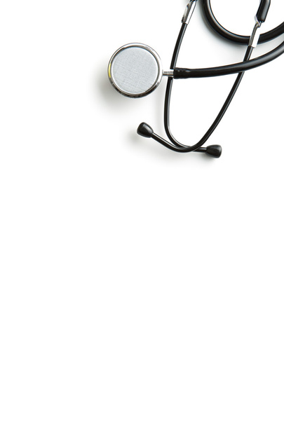 Stethoscope on white background. - Foto, Bild