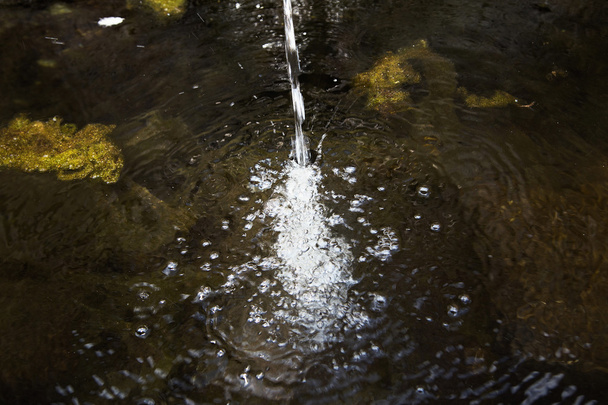 Wasserstrahl von der Quelle - Foto, Bild