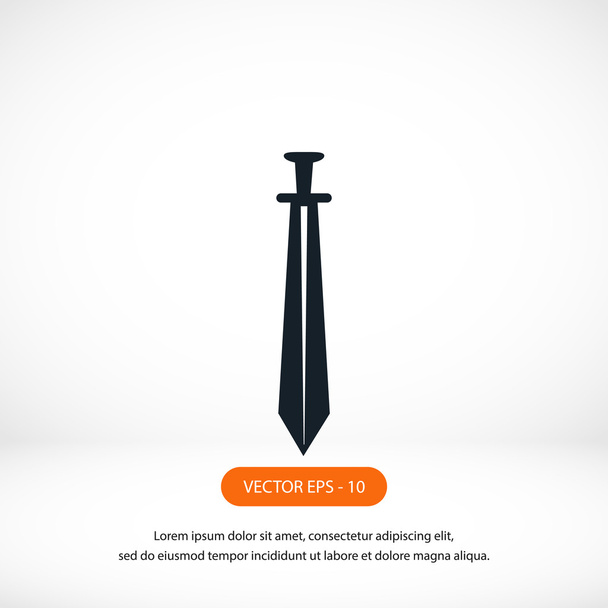 sword icon vector - Photo, Image