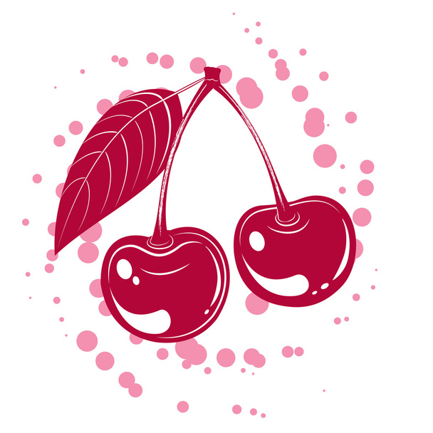 ベクトル cherrys - ベクター画像