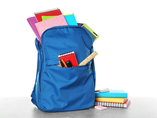 full school backpack  - Фото, изображение