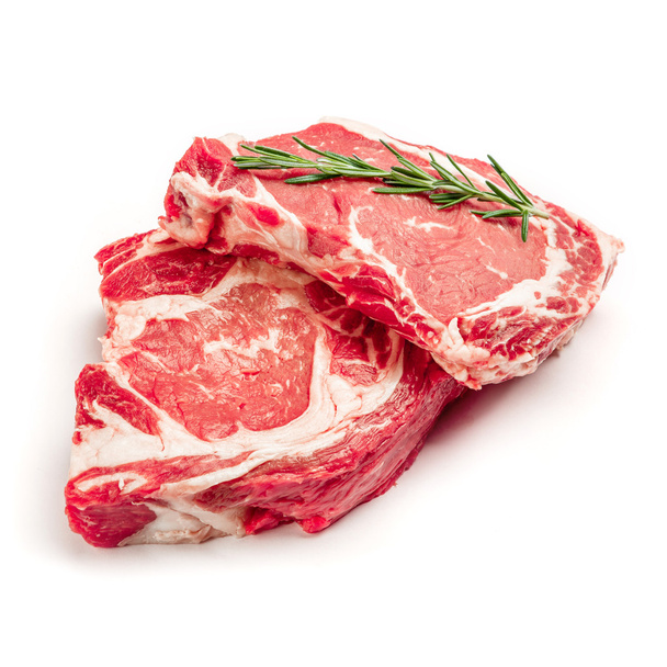 Uncooked organic shin of beef meat - Foto, Imagen