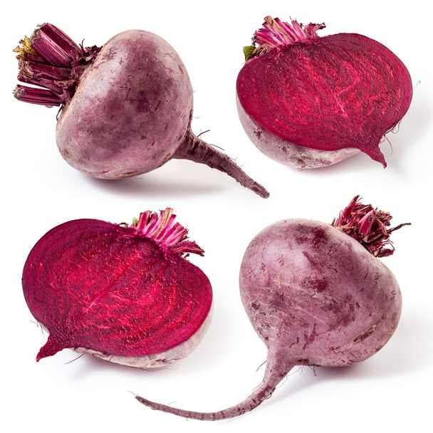 Fresh beetroot isolated on white background. Collection - Photo, Image
