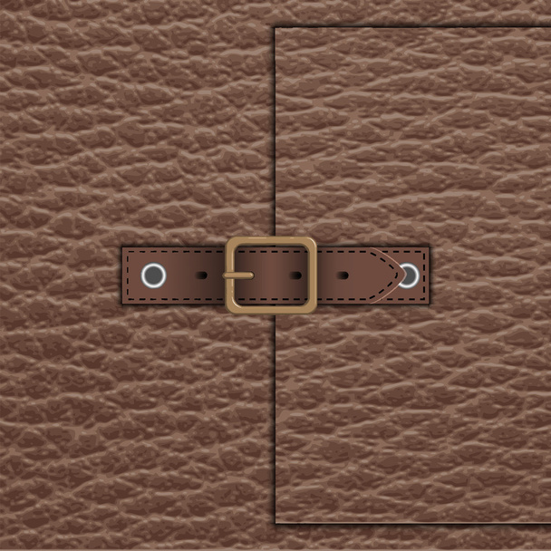 Leather belt - Vector, Image