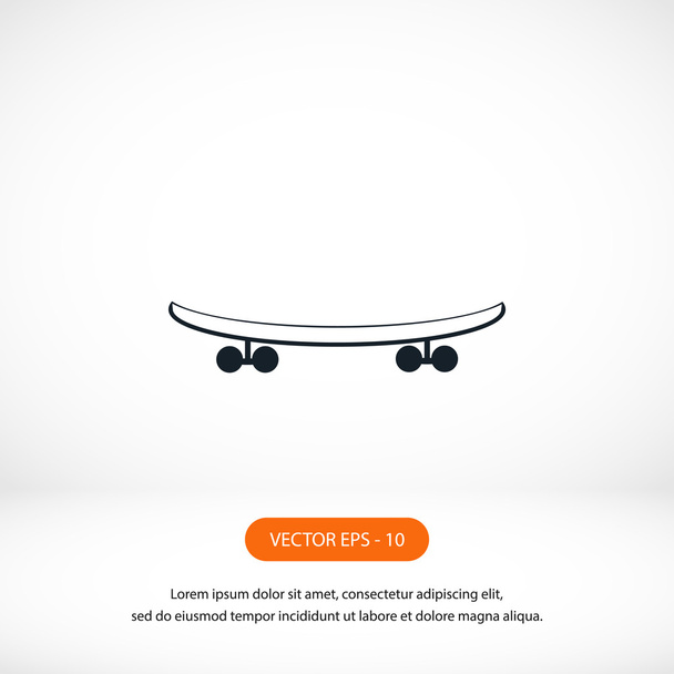 skateboard vector icon - Photo, Image