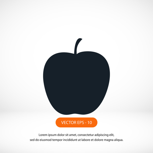 vector icono de manzana
 - Foto, Imagen