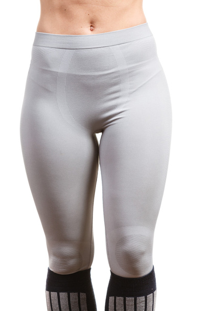 female hips wearing thermoactive underwear - Foto, imagen