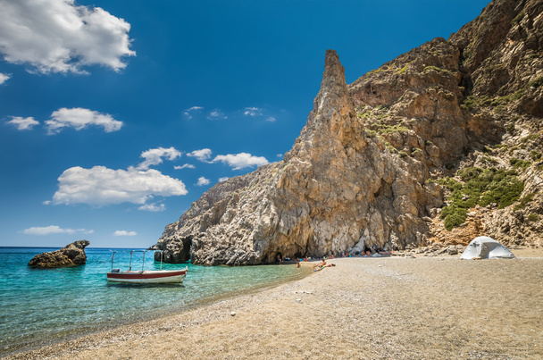 Agiofarago ビーチ、クレタ島、ギリシャ. - 写真・画像