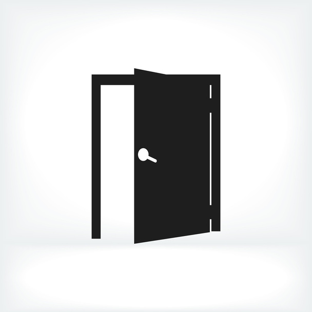 open door icon - ベクター画像