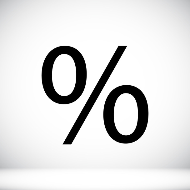 percent sign icon - Vector, Image