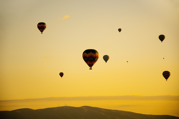 Horkovzdušné balóny (Kappadokie, Turecko) - Fotografie, Obrázek