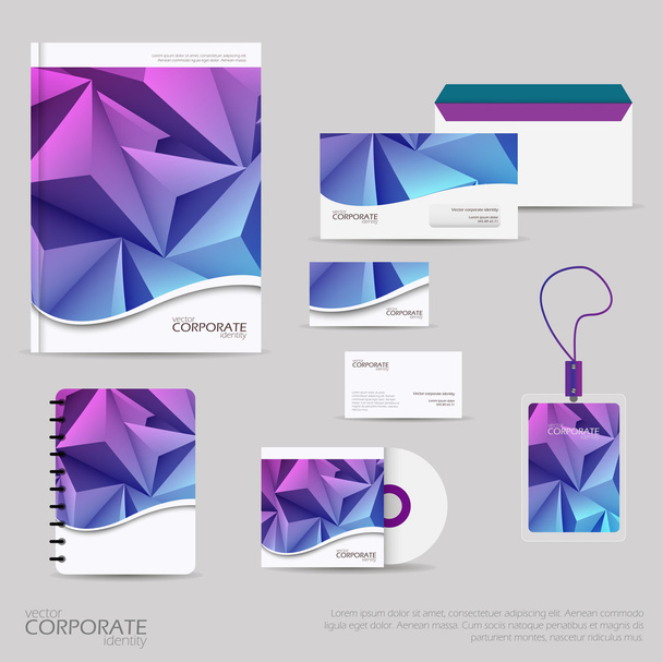 Identity company style template  - Vector, afbeelding