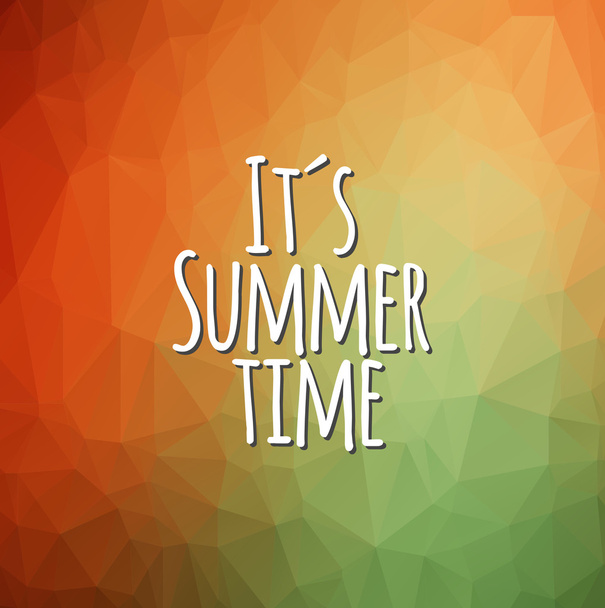 Summer geometric background - Vector, imagen