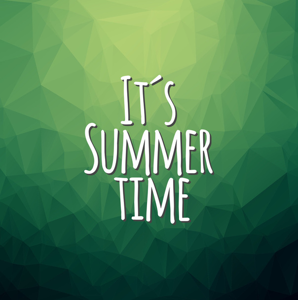 Summer geometric background - Vector, Image