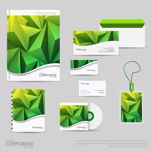 Identity company style template  - Vektor, kép