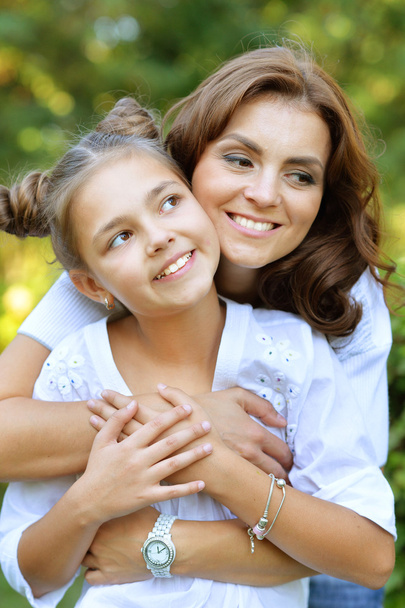 portrait of mother and daughter - Photo, Image