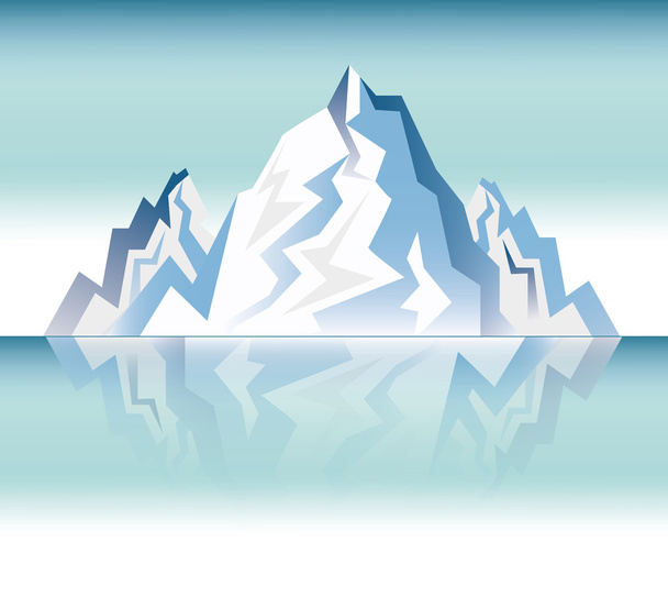 maisema luminen vuori suunnittelu
 - Vektori, kuva