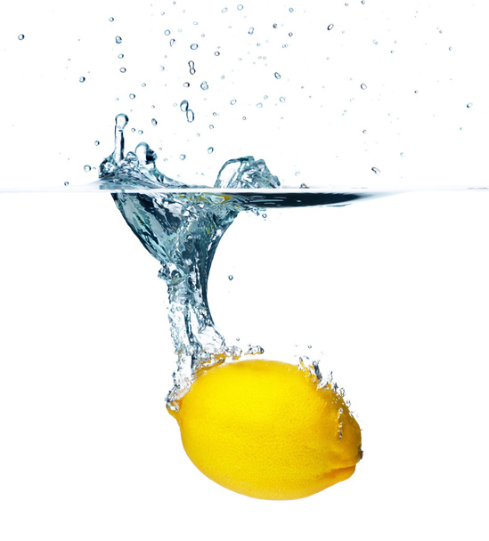 Lemon Splashing - Photo, Image
