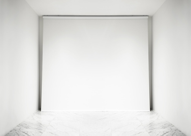 Empty Photo Studio White Space Indoor Background - Photo, Image