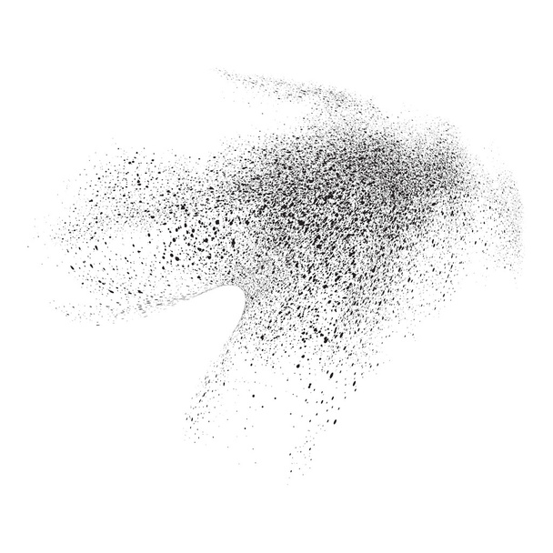 Movimiento abstracto de partículas de grano o polvo
  - Vector, imagen