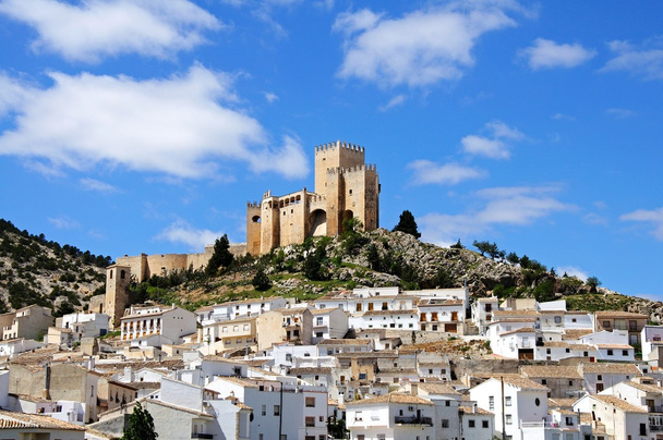 Вид на замок і місто, Велес Бланко - Фото, зображення