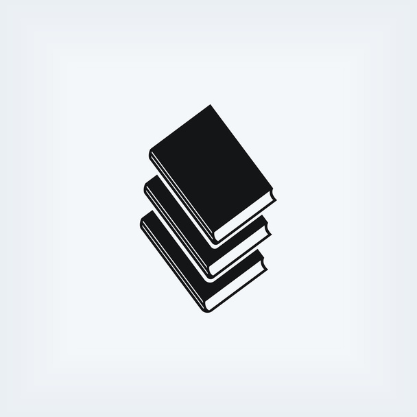 Books icons in vector. - Photo, Image