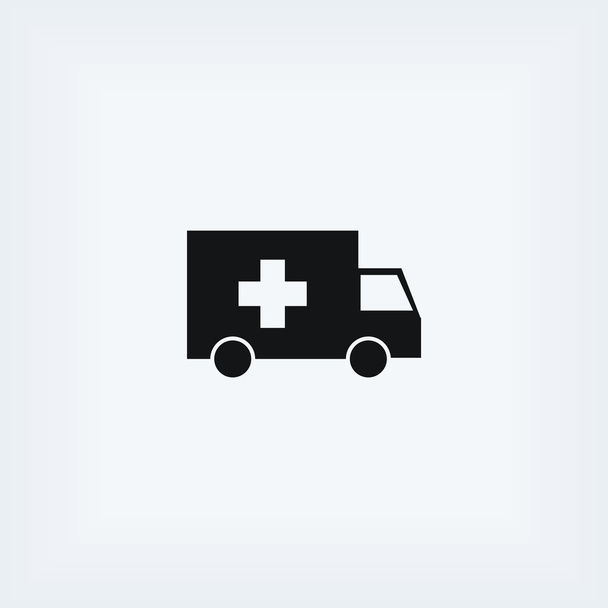Ambulans araba simgesi - Fotoğraf, Görsel