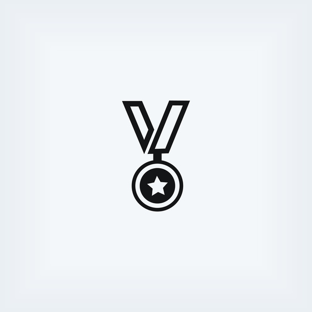medalla icono vector
 - Foto, Imagen