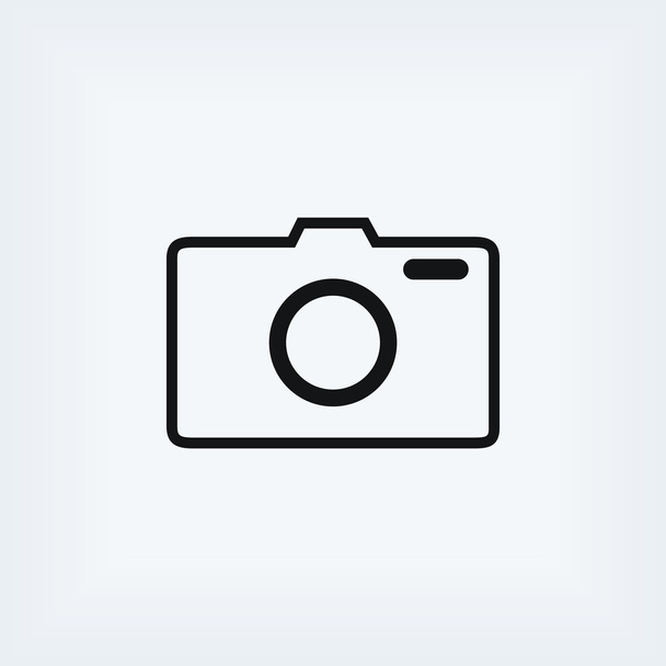 Fényképezőgép vektor ikon - Fotó, kép