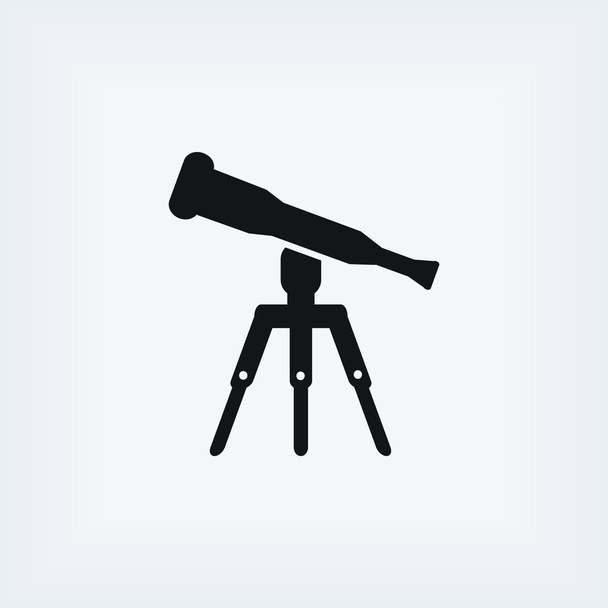 Vektorové ikony dalekohledu - Fotografie, Obrázek